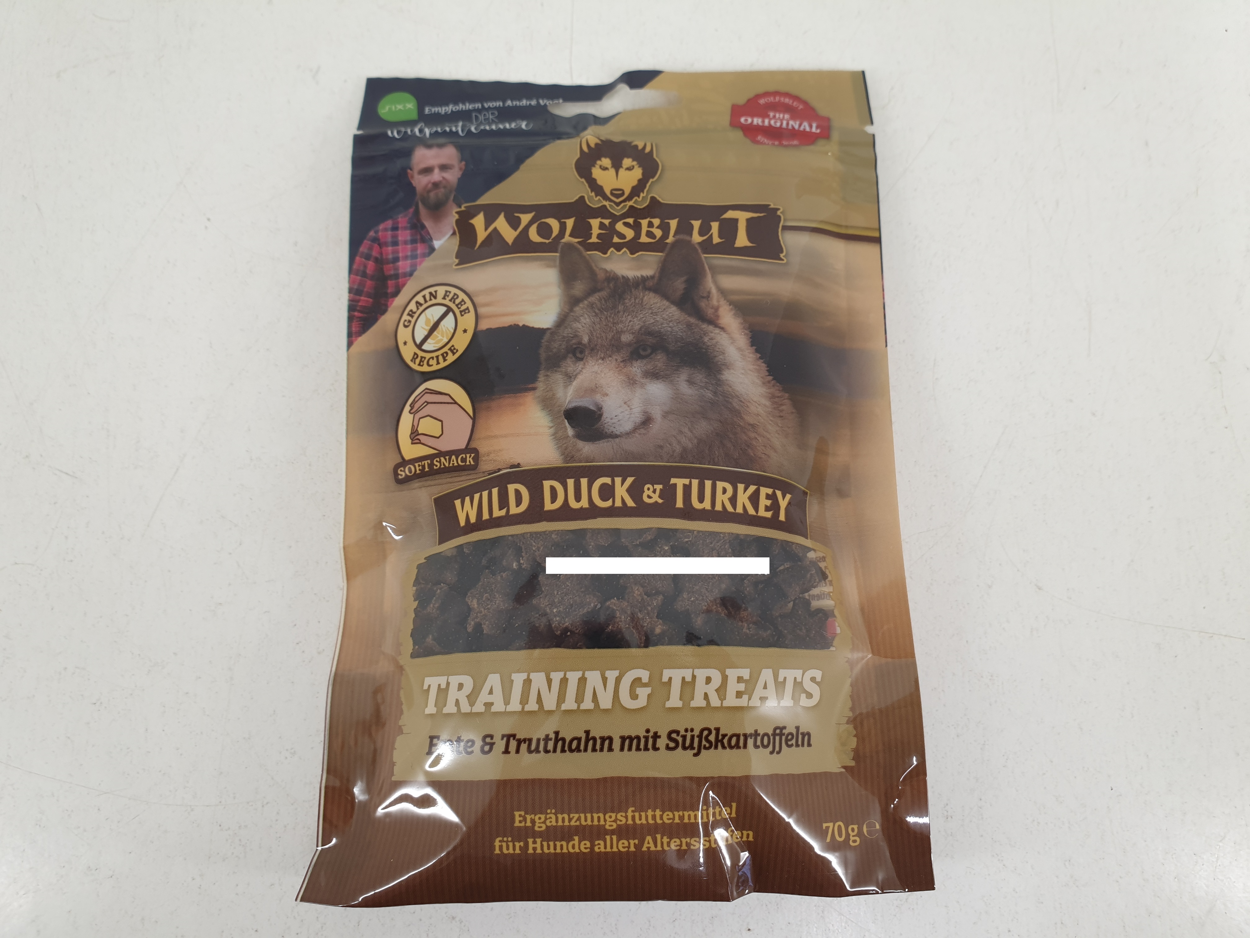 Wolfsblut Training Treats - Wild Duck & Turkey - Ente, Truthahn mit Süßkartoffel 70g
