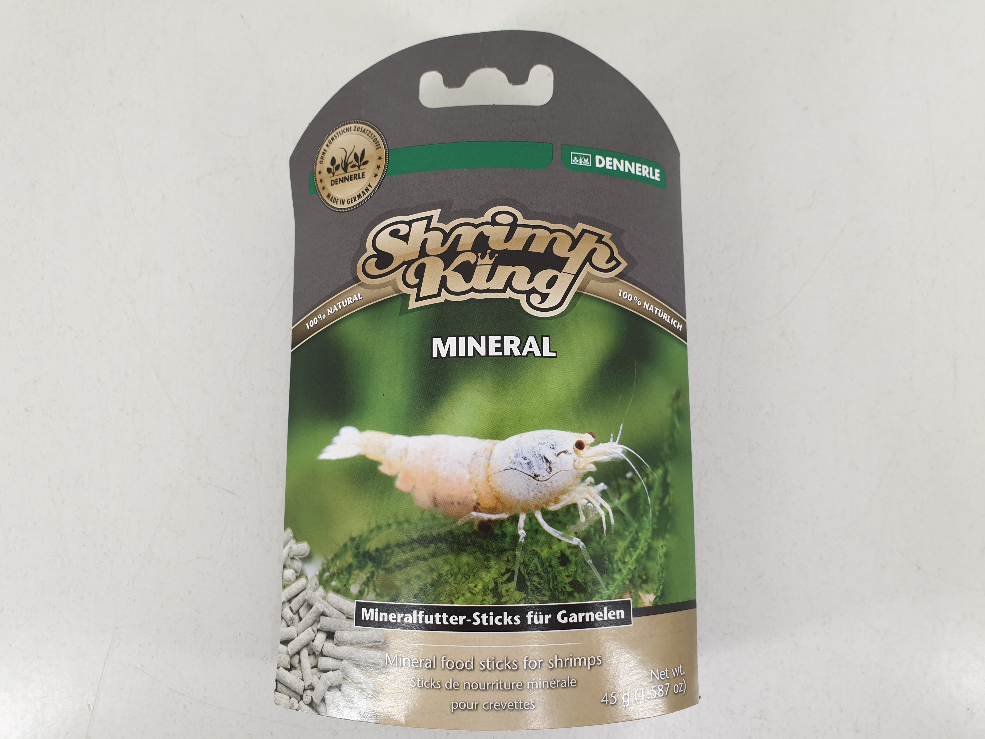 Dennerle Shrimp King Mineral - Mineralfutter-Sticks für Garnelen 45g