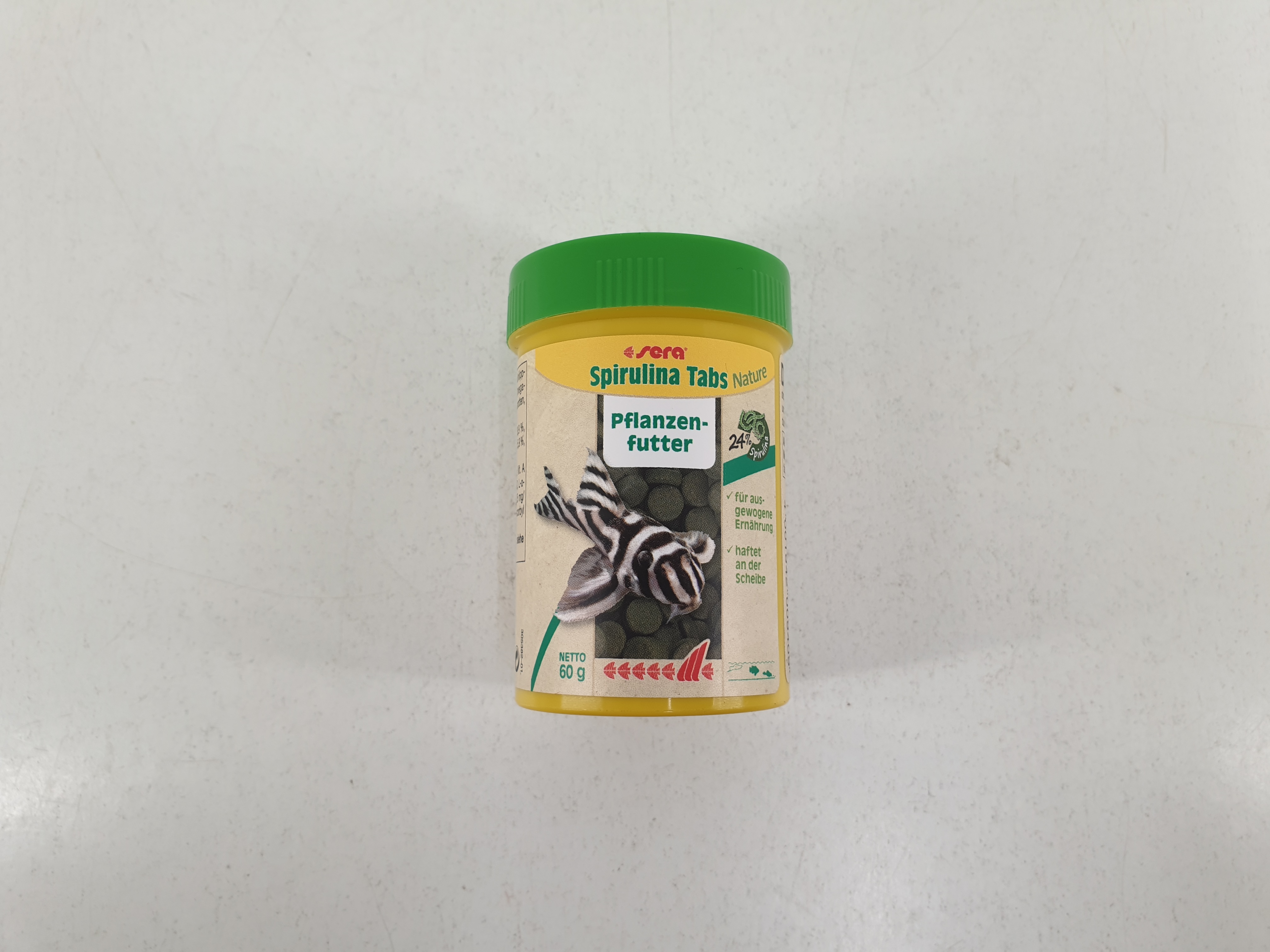 Sera Spirulina Tabletten Nature - Pflanzenfutter-Hafttabletten 100 Stück