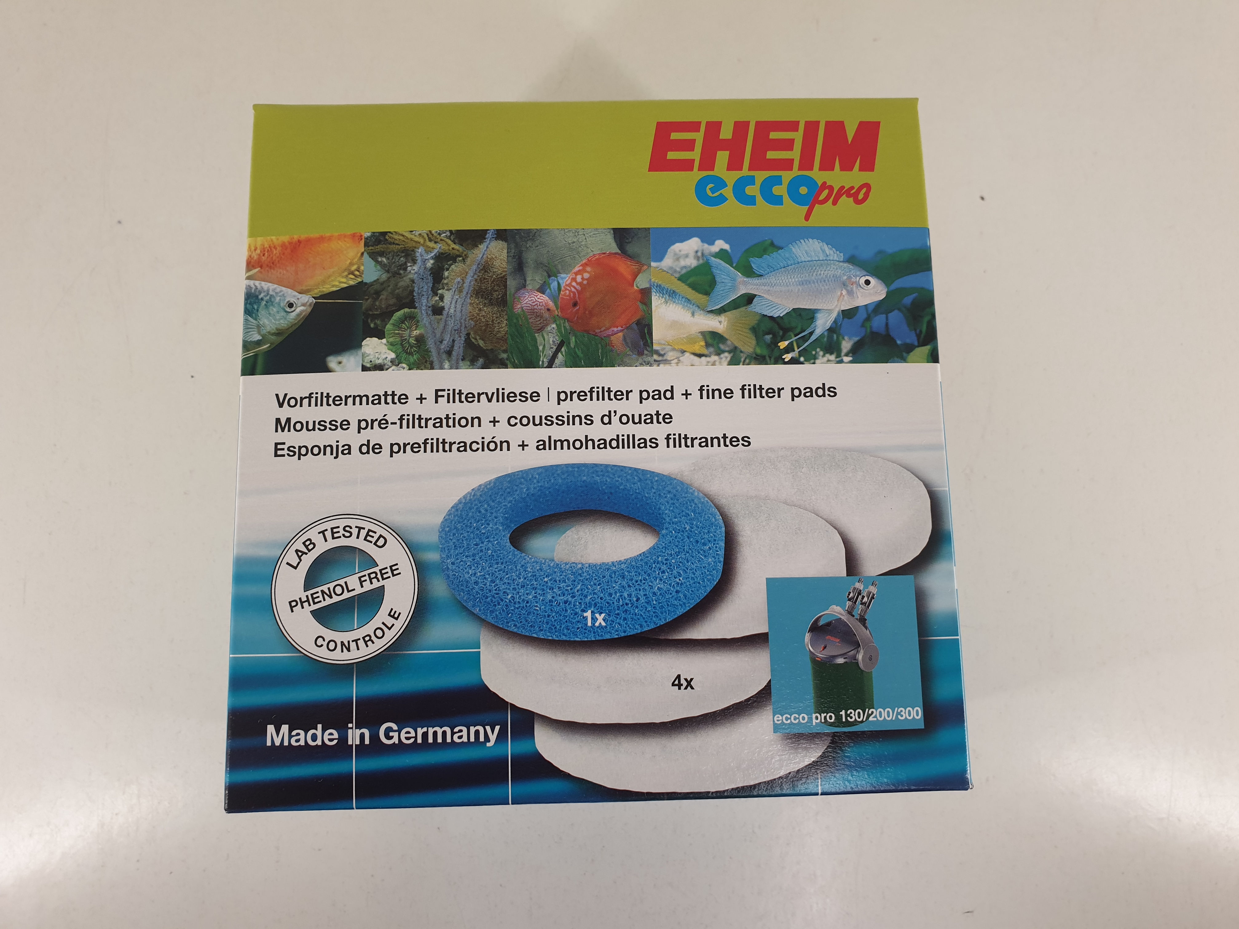 Eheim Ecco Pro 130-300 (2032-2036) 1x Vorfiltermatte + 4x Filtervlies [2616 320]