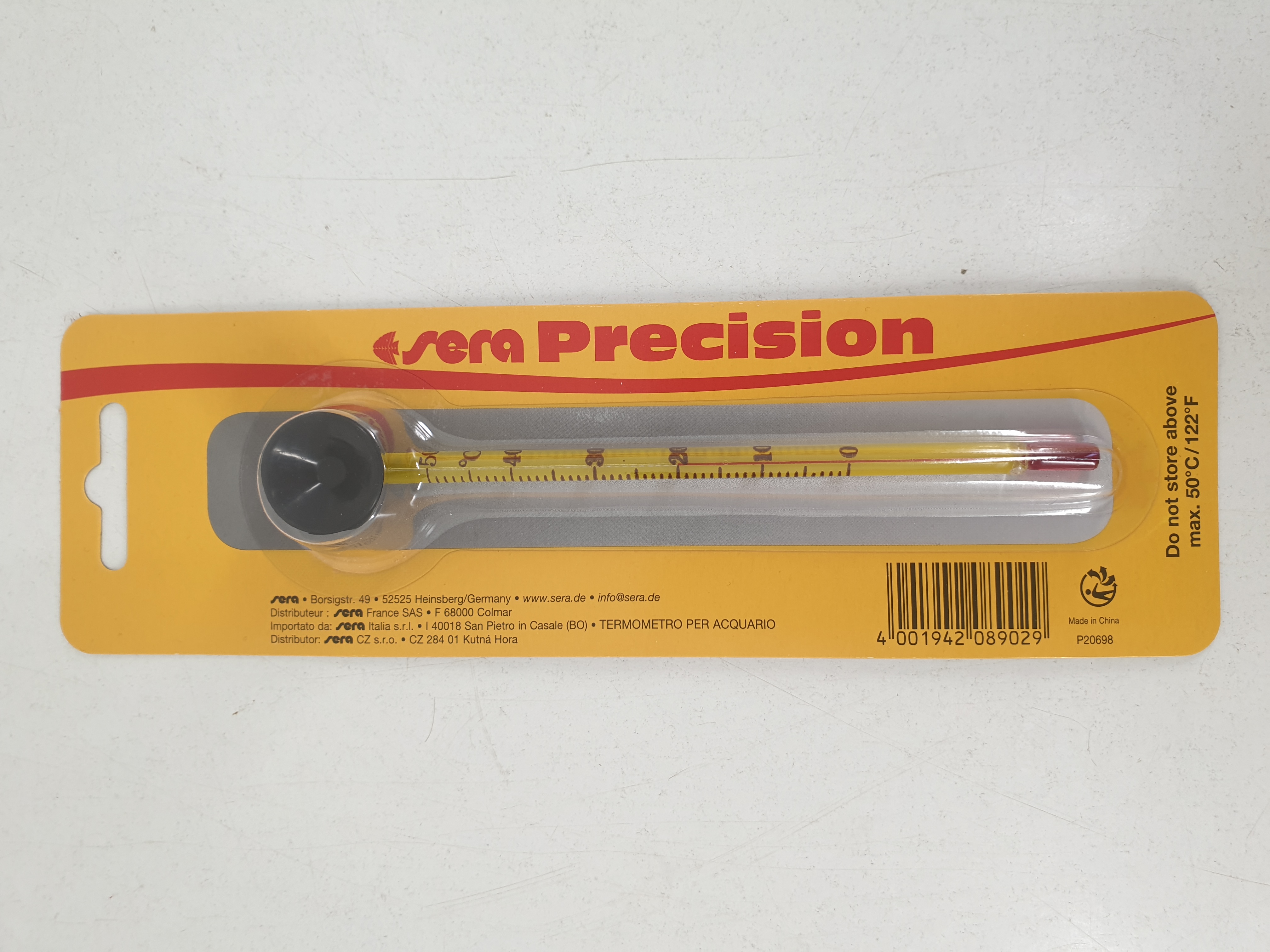 Sera Präzisions-Thermometer - Hochpräzises Glasthermometer
