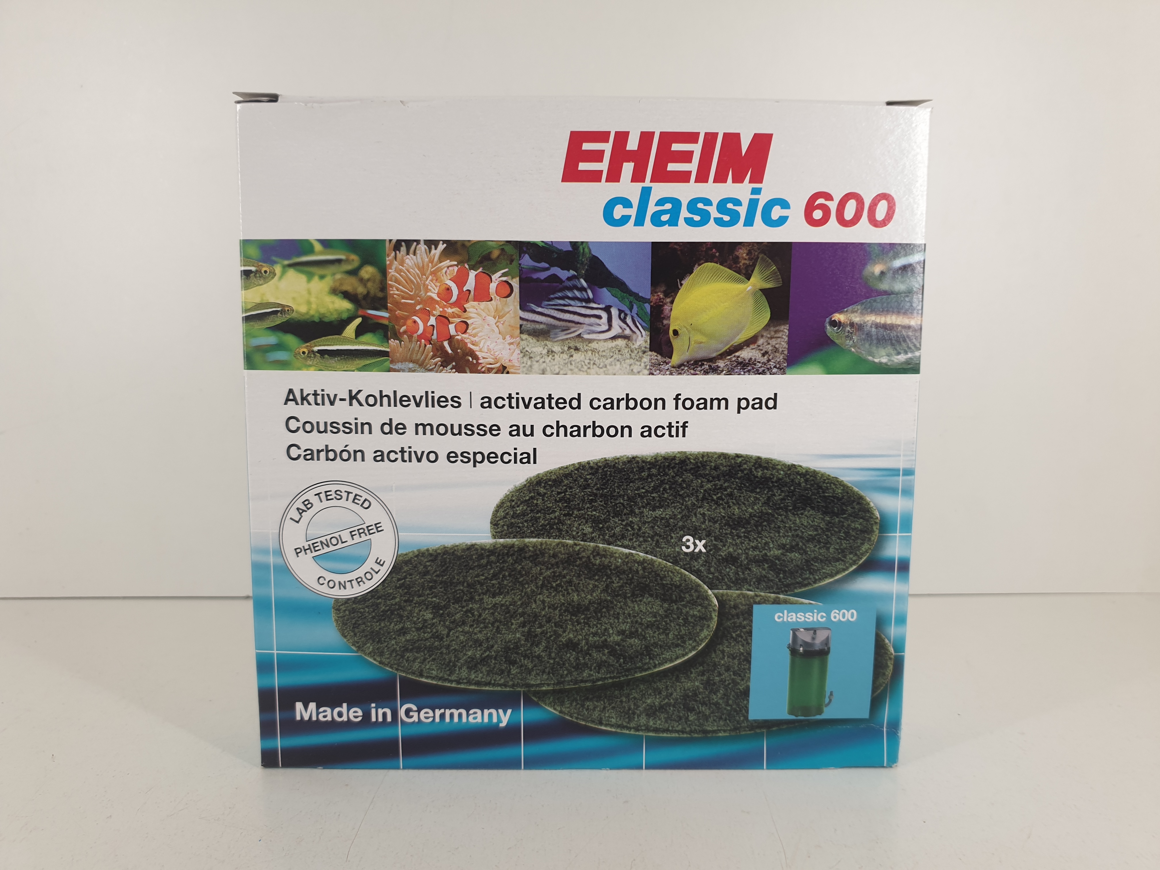 Eheim Classic 600 (2217) 3 Aktiv-Kohlevlies [2628 170]
